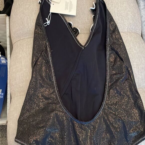 CAROLINA K Joanna One Piece Black NWT RETAIL 290.00 SIZE MEDIUM BLACK 298.00 - Picture 9 of 9